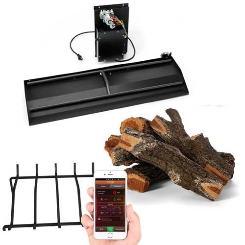 Dual Burner, Grate and Log Set Kit