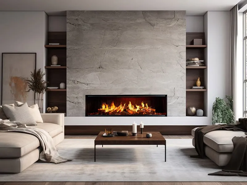 DaVinci Custom Fireplaces - GreenSmart Electric Fireplace