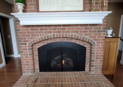 Installed Fireplace Insert